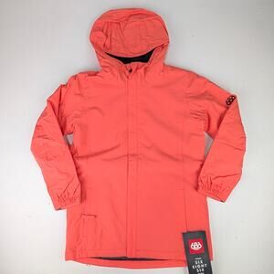 686 Girl's Large Lily Winter Insulated Ski Jacket - Hot Coral